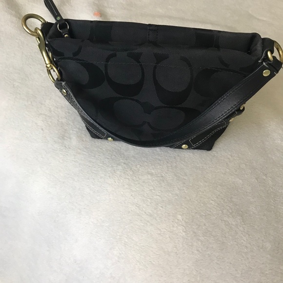 SOLD Coach bag (Fabric and leather ) - Picture 2 of 7